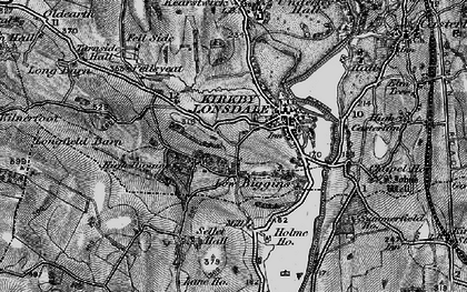 Old map of Low Biggins in 1898