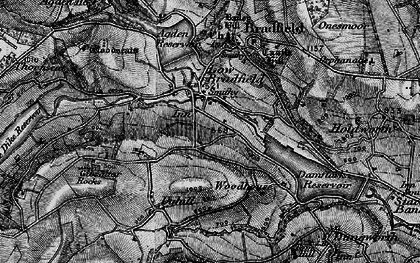 Old map of Low Bradfield in 1896