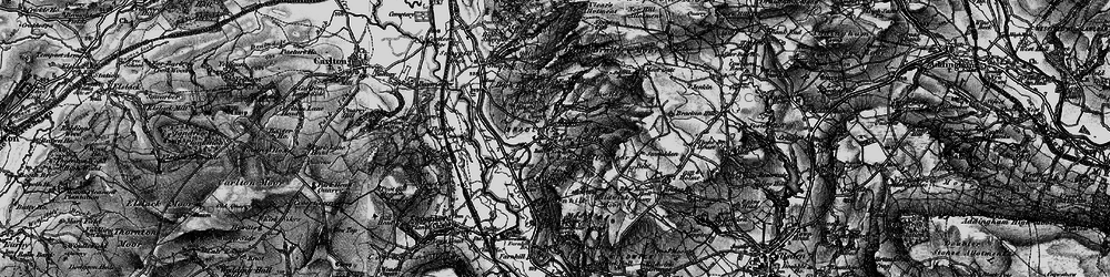 Old map of Bradley Ings in 1898