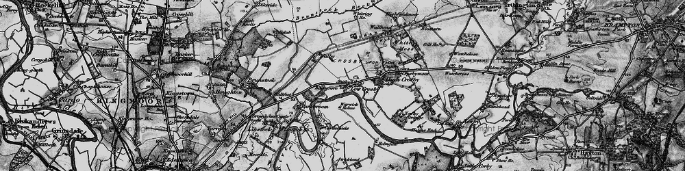 Old map of Low Crosby in 1897