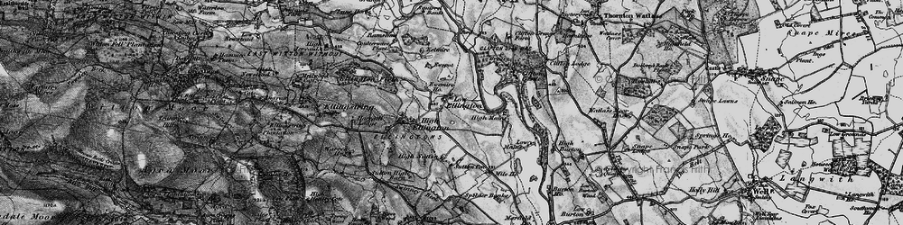 Old map of Low Ellington in 1897