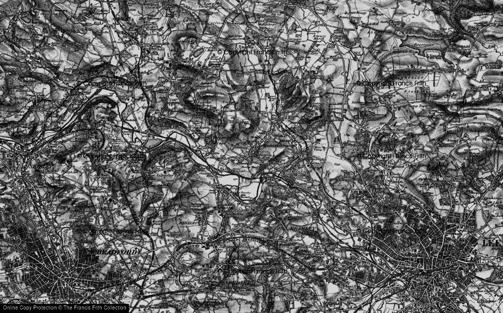 Old Map of Low Fold, 1898 in 1898