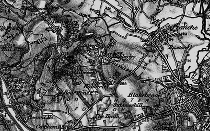 Old map of Low Habberley in 1899