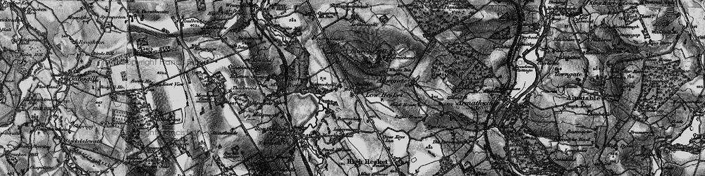 Old map of Barrock Fell in 1897