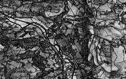Old map of Birch Wood in 1898