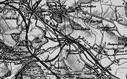 Old map of Low Laithes in 1896