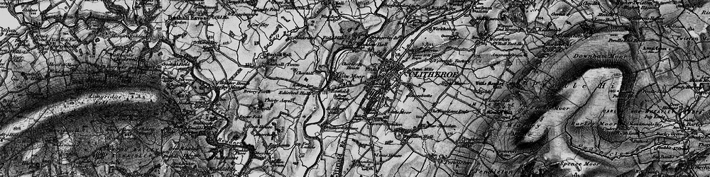 Old map of Low Moor in 1898