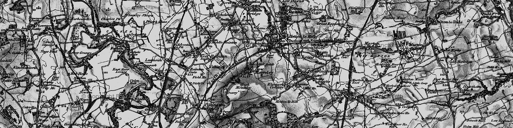 Old map of Low Moorsley in 1898