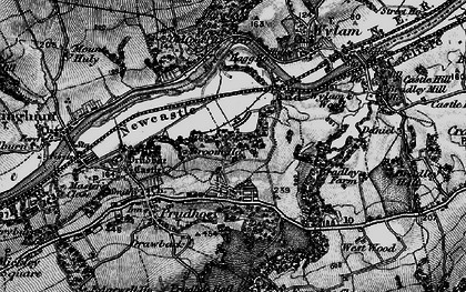 Old map of Low Prudhoe in 1898