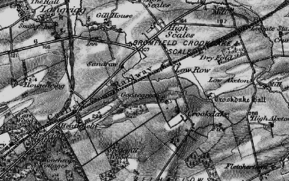 Old map of Heathfield in 1897