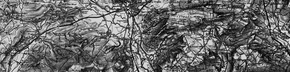 Old map of Low Snaygill in 1898