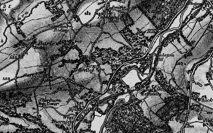 Old map of Low Thornley in 1898