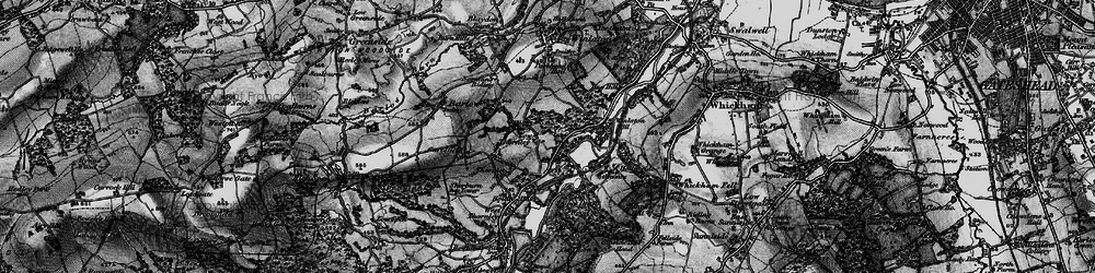 Old map of Low Thornley in 1898