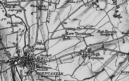 Old map of Low Toynton in 1899
