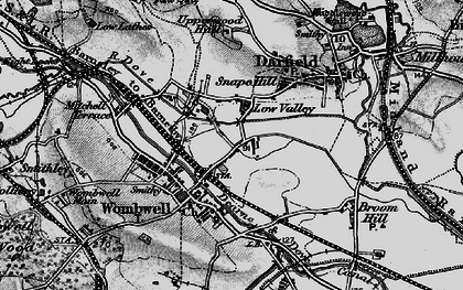 Old map of Low Valley in 1896