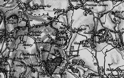 Old map of Lowbands in 1896