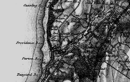 Old map of Lowca in 1897