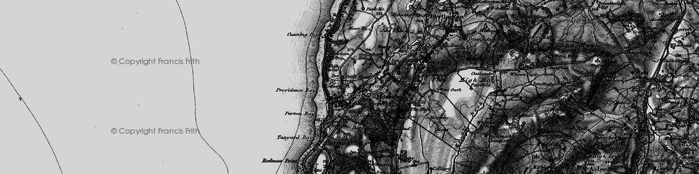 Old map of Lowca in 1897