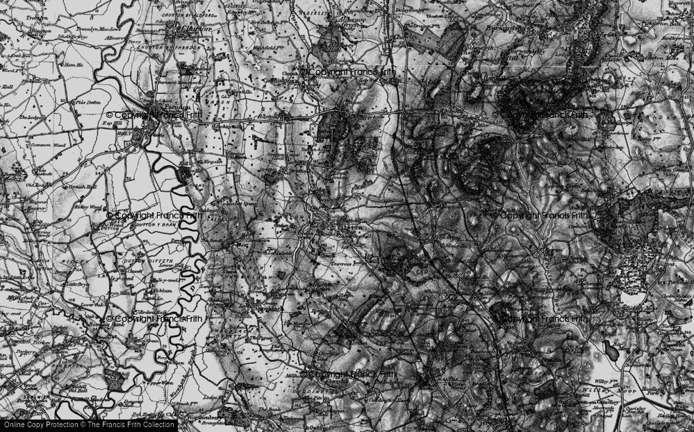 Old Map of Lowcross Hill, 1897 in 1897
