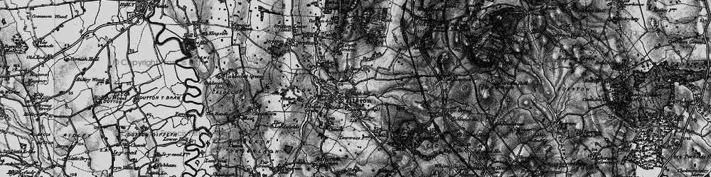 Old map of Lowcross Hill in 1897