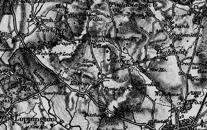 Old map of Lowe in 1897