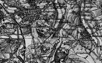 Old map of Lowe Hill in 1897