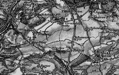 Old map of Lowedges in 1896