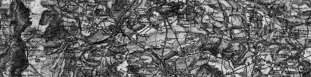 Old map of Lowedges in 1896