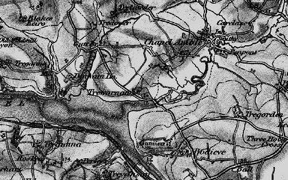 Old map of Lower Amble in 1895