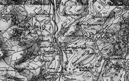 Old map of Lower Ashton in 1898