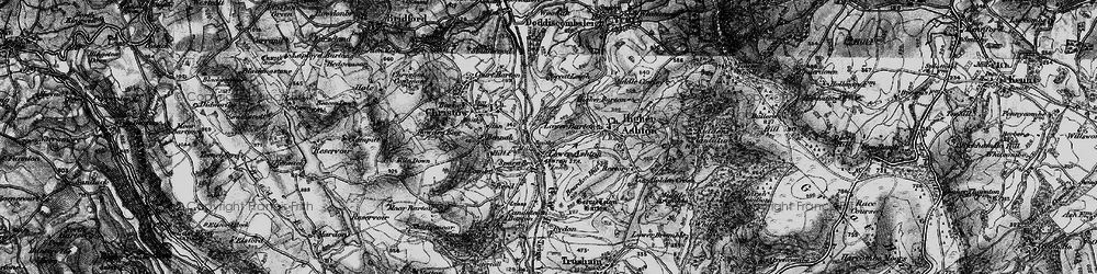 Old map of Lower Ashton in 1898