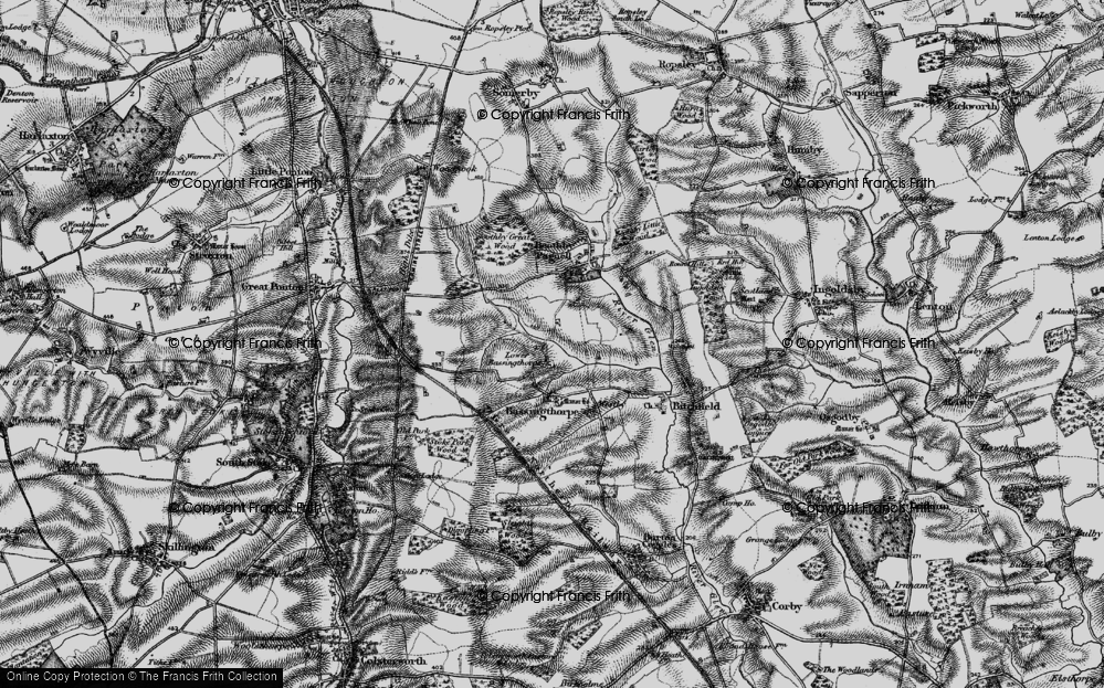Lower Bassingthorpe, 1895