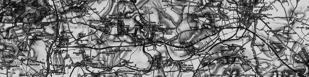 Old map of Lower Binton in 1898