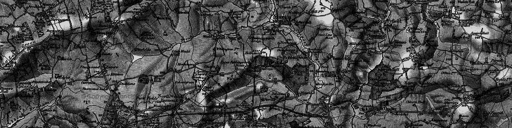 Old map of Lower Bobbingworth Green in 1896