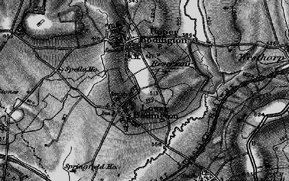 Old map of Lower Boddington in 1896