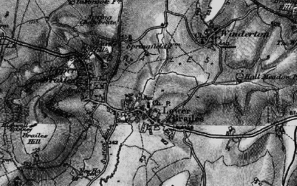 Old map of Lower Brailes in 1896