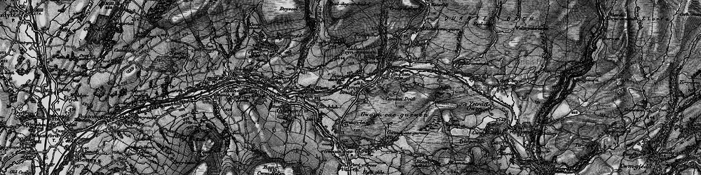 Old map of Bryn-Pedol in 1897