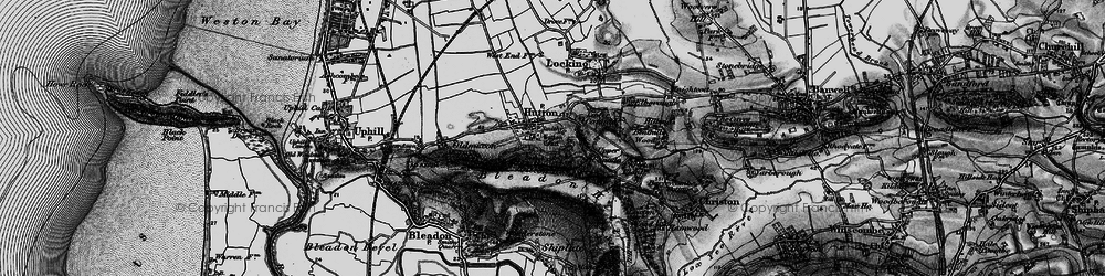 Old map of Lower Canada in 1898