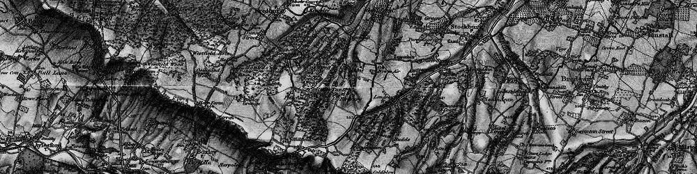 Old map of Lower Cox Street in 1895