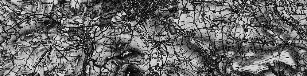Old map of Lower Darwen in 1896