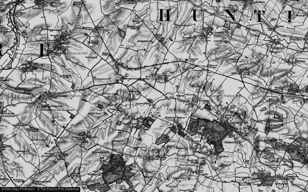 Old Map of Lower Dean, 1898 in 1898