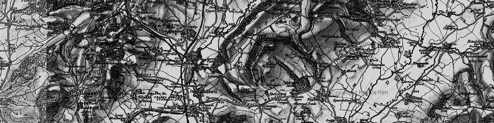 Old map of Lower Dinchope in 1899