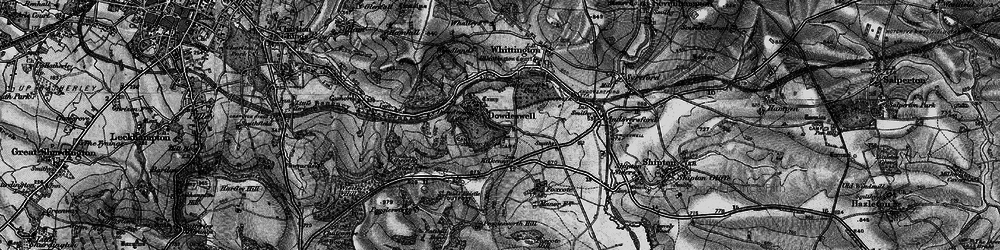 Old map of Lower Dowdeswell in 1896