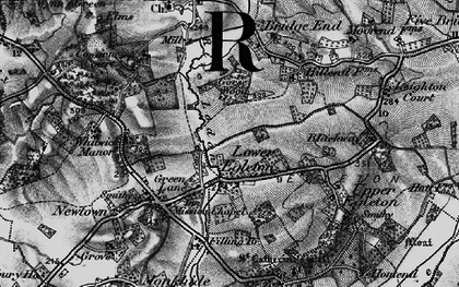 Old map of Lower Egleton in 1898