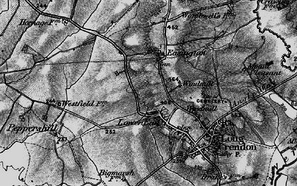 Old map of Lower End in 1895