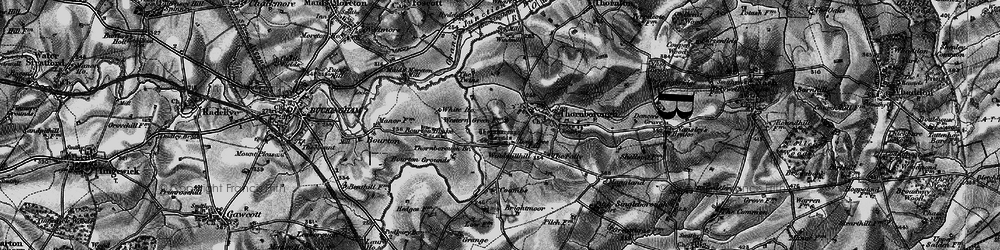 Old map of Lower End in 1896