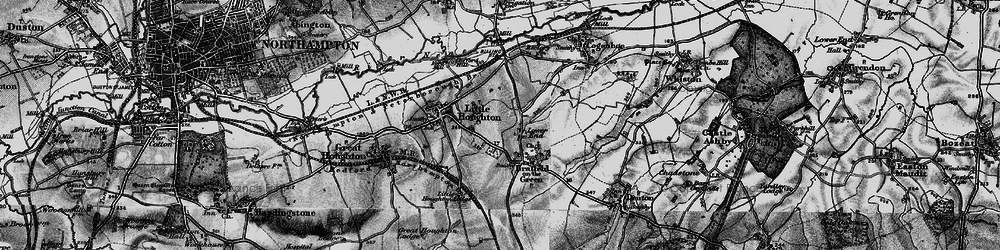 Old map of Lower End in 1898