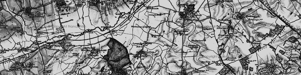 Old map of Lower End in 1898