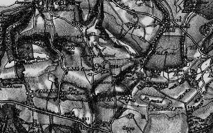 Old map of Lower Failand in 1898