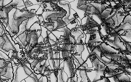 Old map of Winterburn Brook in 1899